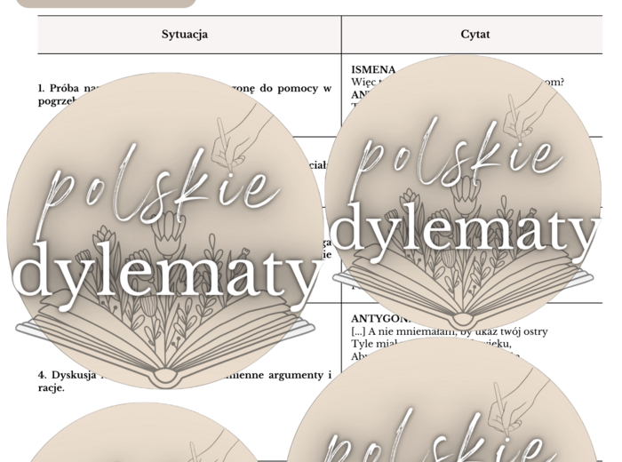 Sofokles "Antygona" - opracowanie maturalne