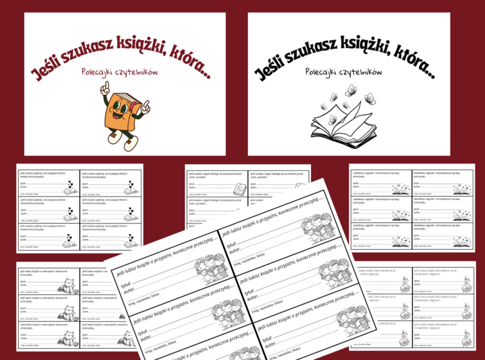 JEŚLI SZUKASZ KSIĄŻKI, KTÓRA... - polecajki czytelników - biblioteka