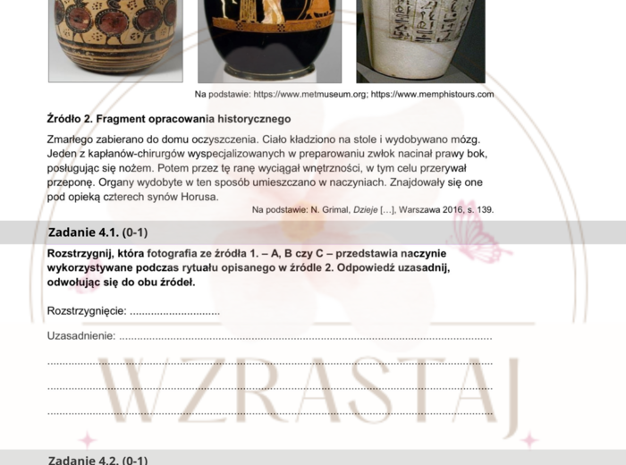 Na osi czasu - starożytność - powtórka do matury