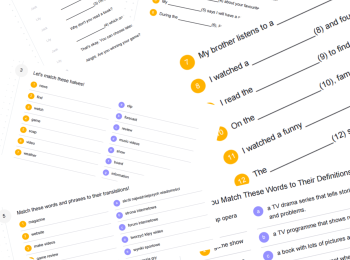 English Class A2+ – Unit 1.4_1.5 – vocabulary practice