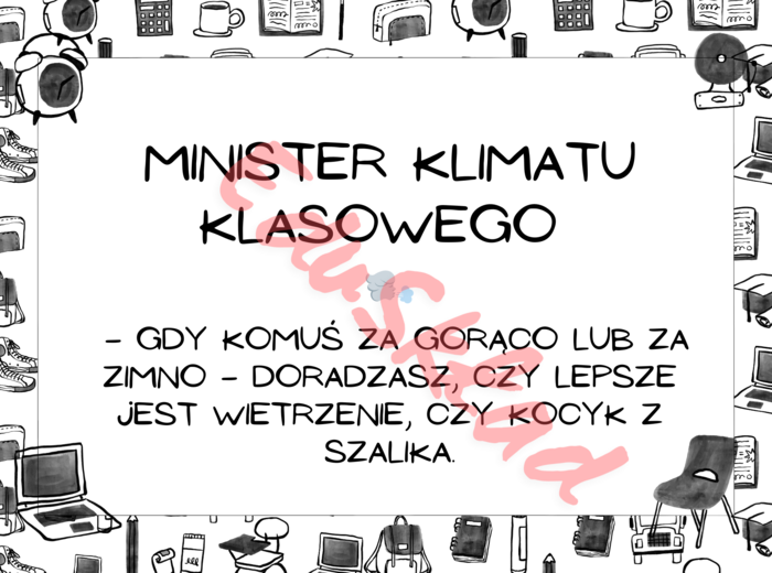 📰 Gazetka „Obowiązki Dyżurnego” 🚨
