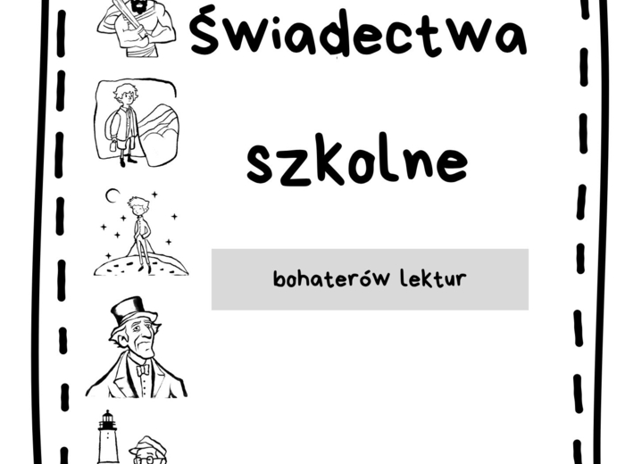 ŚWIADECTWA BOHATERÓW LEKTUR