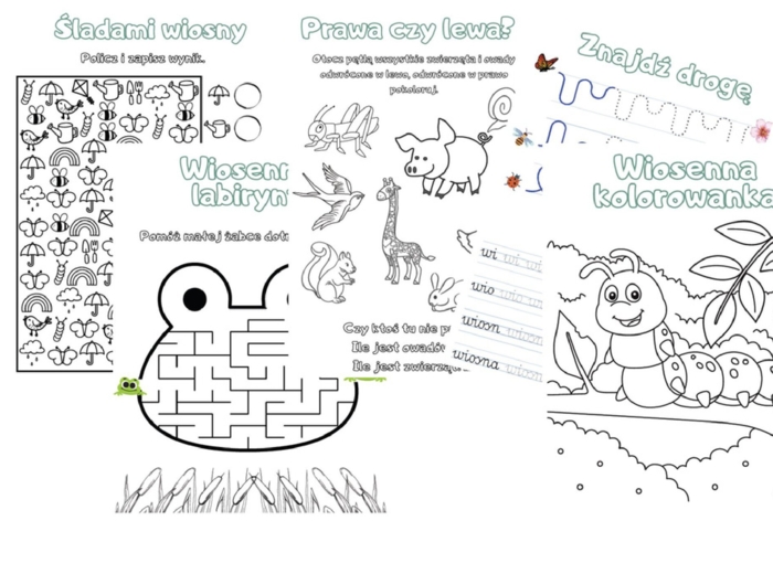 Wiosna - pakiet materiałów edukacyjnych 3 w 1