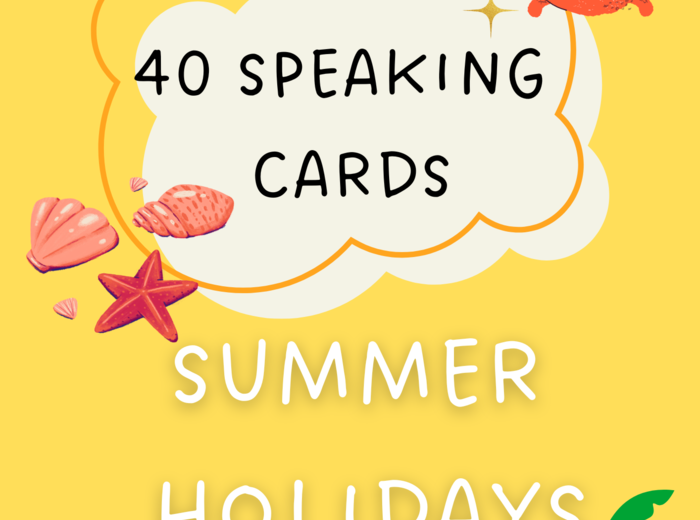 Summer Holidays / Lato / Wakacje / Karty do mówienia/ Mówienie/ Speaking/ Konwersacje/ Klasy 4-6/ Klasy 6-8/ Liceum/ SP/ Warm-up/ Rozgrzewka