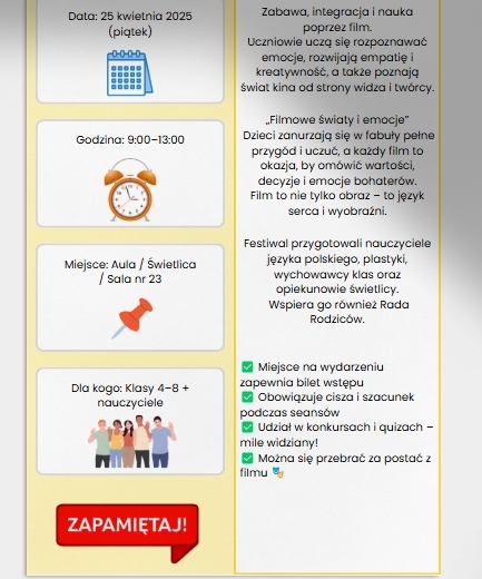 Domowy festiwal filmowy