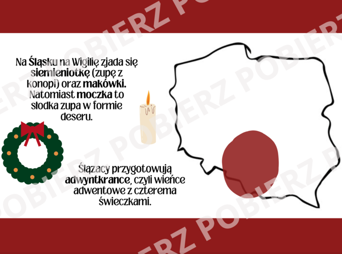 Świąteczny przegląd zwyczajów w Polsce – gazetka szkolna