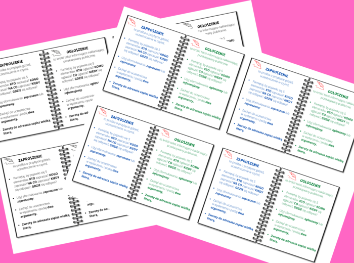 ZAPROSZENIE i OGŁOSZENIE - wklejka