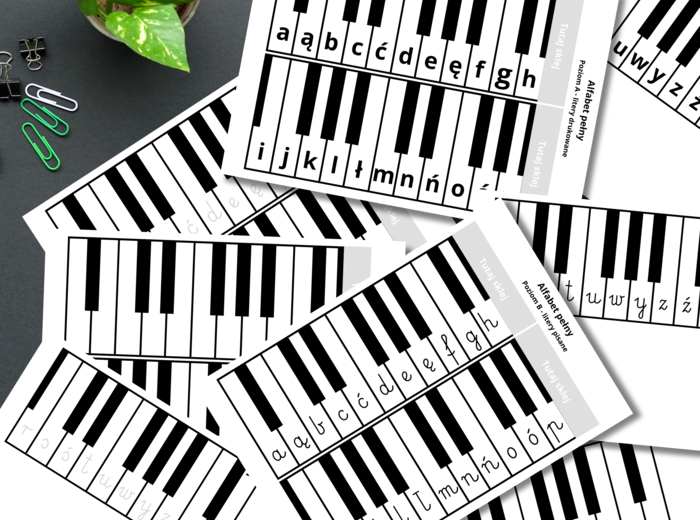 Wprowadzenie alfabetu - Alfabet muzyczny