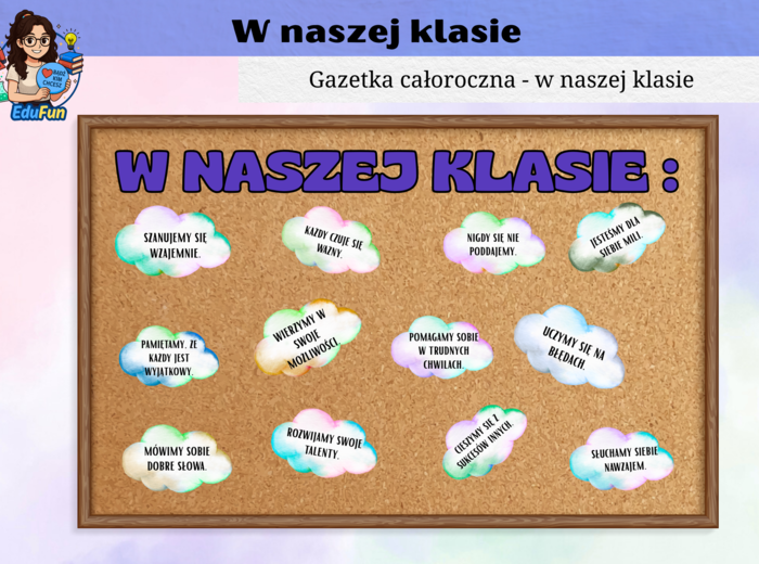 Gazetka klasowa „W naszej klasie…” - gazetka całoroczna