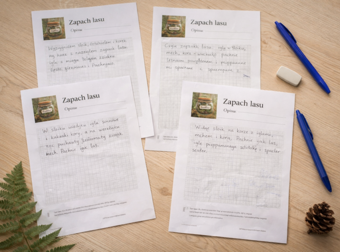 Słoik zapachów lasu