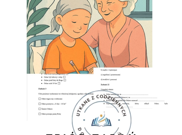 Oskar i pani Róża. Zbiór zadań do lekturownika z kluczem odpowiedzi