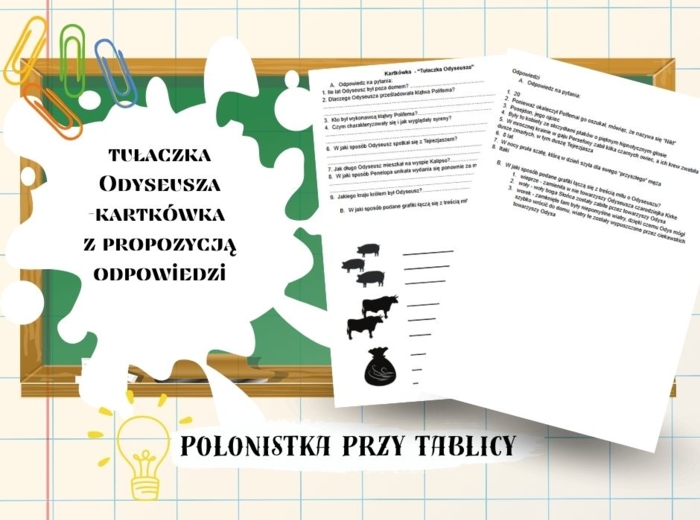Tułaczka Odyseusza Odys kartkówka + odpowiedzi