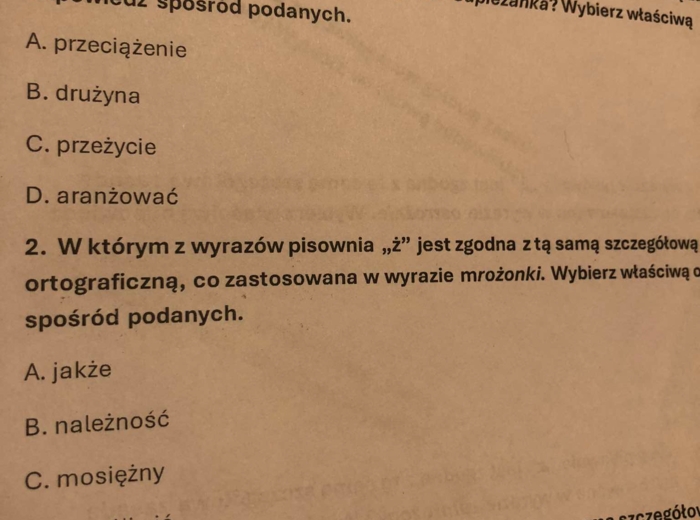 Egzamin ósmoklasisty - ortografia