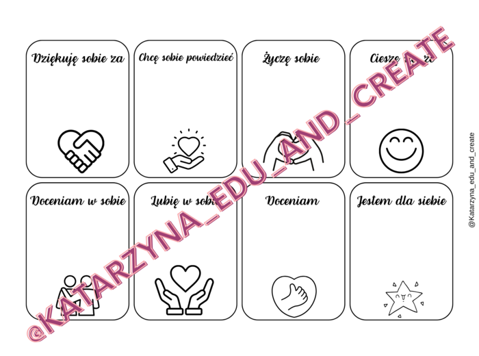 Nowy rok szkolny – karteczki z miłymi słowami