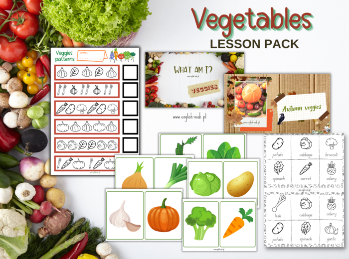 Vegetables CLIL warzywa lesson pack