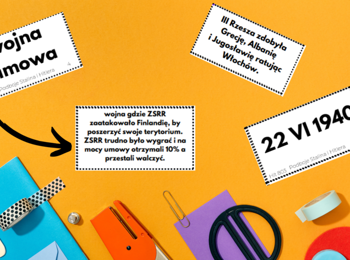 Hist 803 - fiszki do nauki - Podboje Stalina i Hitlera