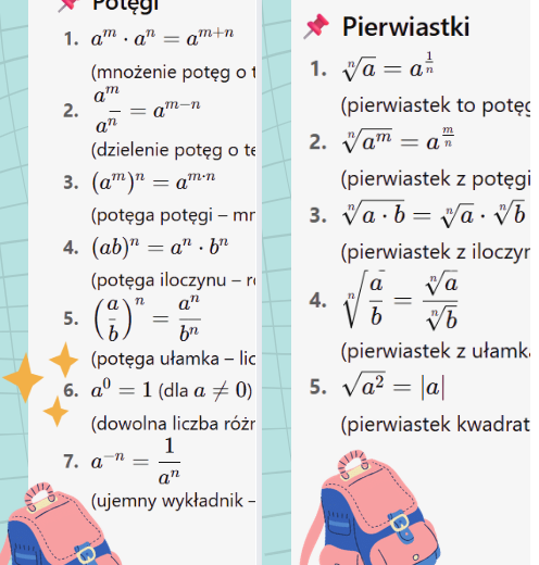 Potęgowanie i pierwiastkowanie