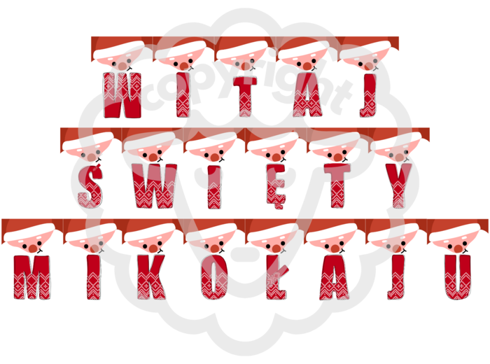 Girlanda WITAJ ŚWIĘTY MIEKOŁAJU