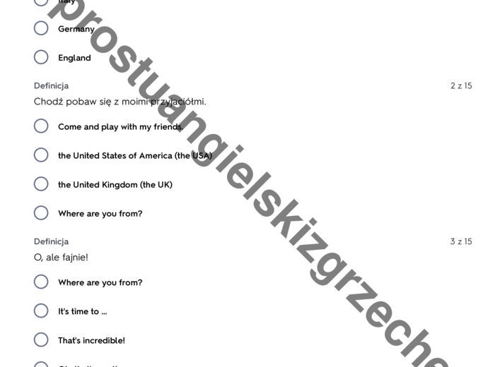 Brainy 4 - Unit 2 - testy