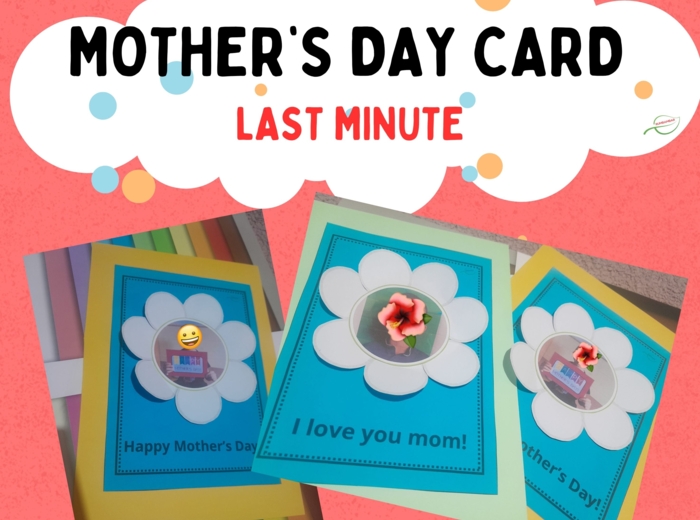 Prosta laurka/ kartka na Dzień Matki MOŻNA EDYTOWAĆ/ EDITABLE Easy Mother's Day Card LAST MINUTE