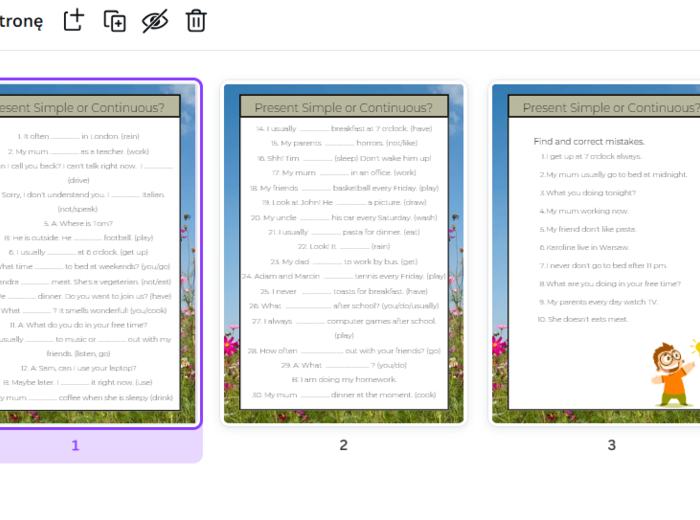 Present Simple vs Present Continuous