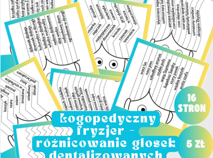 Logopedia - Logopedyczny fryzjer – różnicowanie głosek dentalizowanych