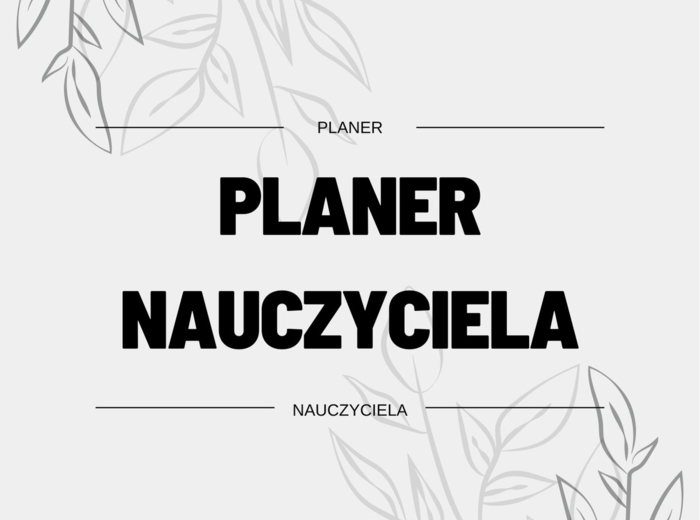 Planer nauczyciela