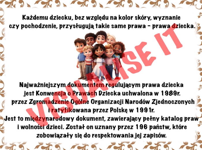 Gazetka PRAWA DZIECKA MIĘDZYNARODOWY DZIEŃ PRAW DZIECKA 20 listopada