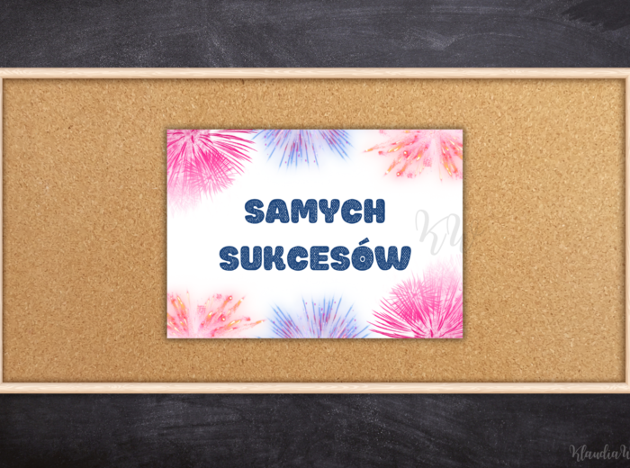 „Z okazji Nowego Roku życzymy Wam...” - gazetka z życzeniami na Nowy Rok