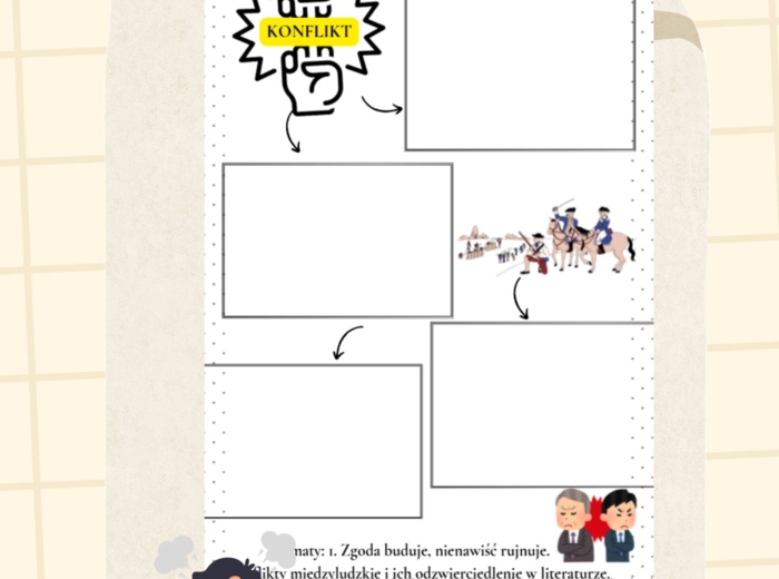 Motyw konfliktu egzamin ósmoklasisty język polski