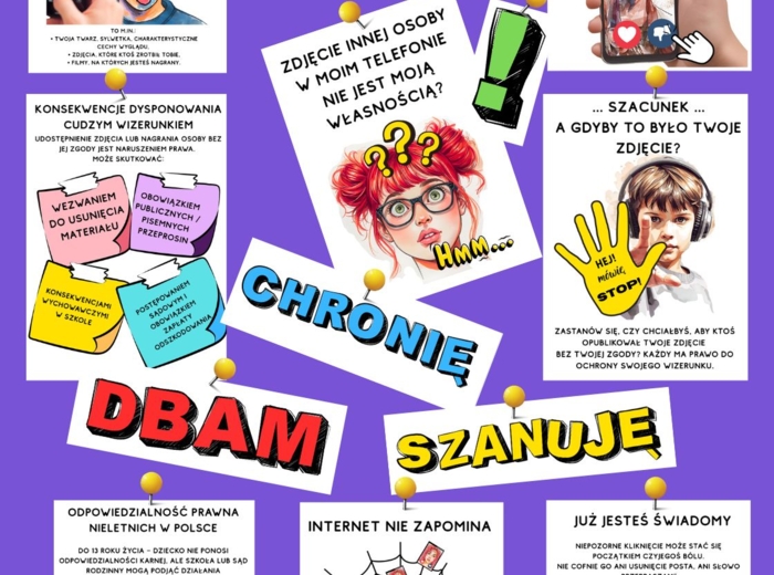 Ochrona wizerunku w Internecie - bezpieczeństwo w Internecie - gazetka profilaktyczna