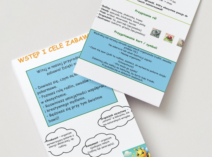 Zabawa w "łańcuch pokarmowy"