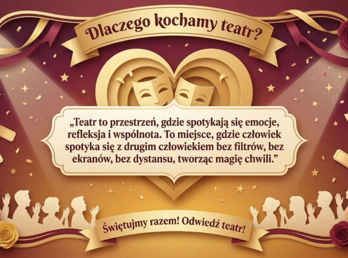 Międzynarodowy Dzień Teatru - 27 marca