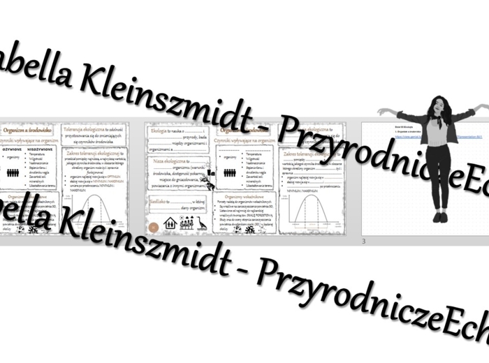 Minizestaw na temat „Organizm a środowisko”– sketchnotka + karta pracy w power point + gratisowy link do prezentacji multimedialnej niekomercyjnej wykonanej w genial.ly do indywidualnego pobrania i użycia do celów niekomercyjnych. Biologia 8, „Ekologia”