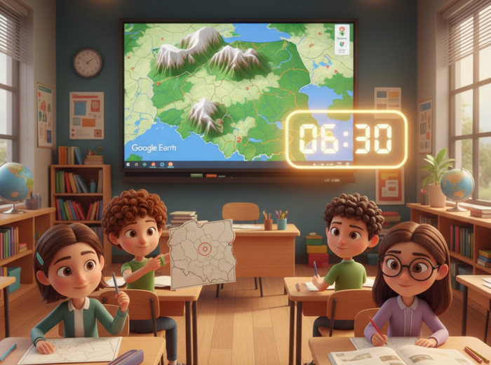 Ukształtowanie powierzchni Polski - scenariusz lekcji + instrukcja przykładowej formy kontroli