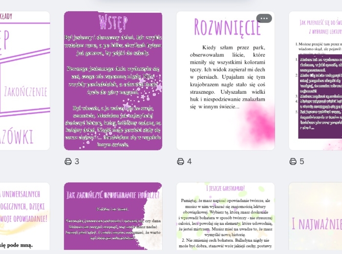 Opowiadanie twórcze na egzaminie ósmoklasisty! Patent na pisanie! Prezentacja PDF lub do wydruku! Cenne wskazówki!