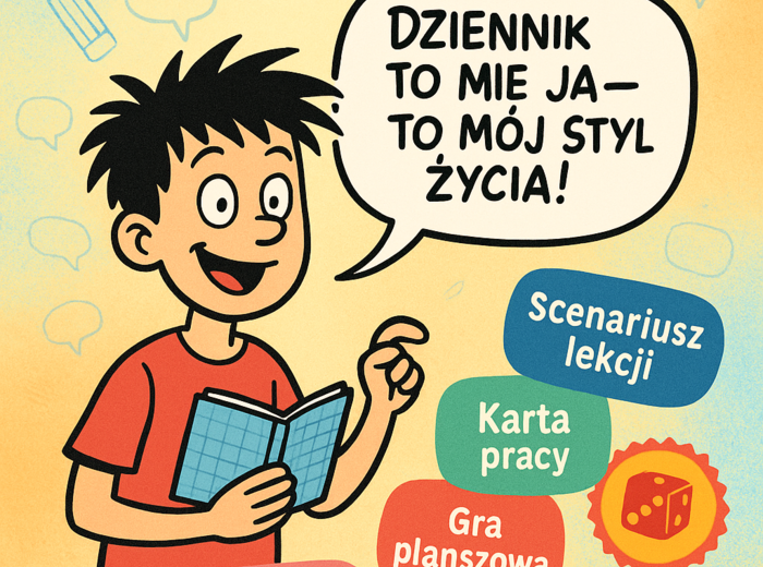 Scenariusz lekcji języka polskiego. Temat: Dzień po dniu. (Dynastia Miziołków)
