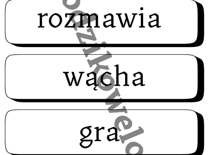 Co robi lisek? Wprowadzamy czasowniki