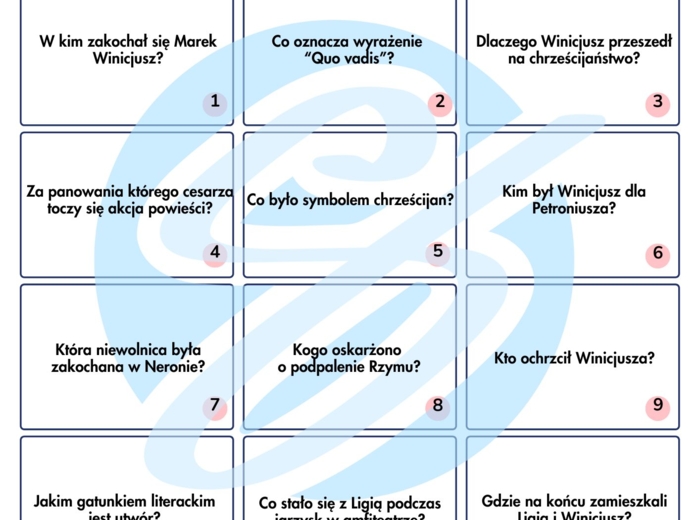 „Quo vadis – Pytania i Odpowiedzi” – angażujące karty pracy dla uczniów szkoły podstawowej