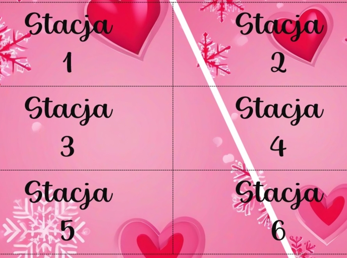 Walentynkowe stacje zadaniowe - lektury do E8