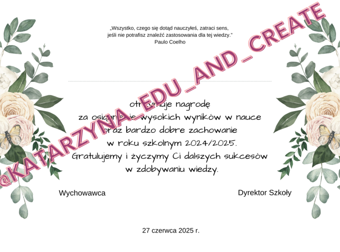 Wkładka do książki 1