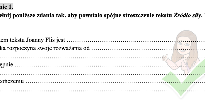 Teksty nieliterackie - zadania egzaminacyjne ZESTAW ARKUSZY