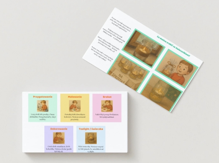 Projekt klasowy. Świeczniki ze słoików lub puszek