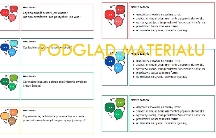 Historia - lekcja wprowadzająca dla szkoły ponadpodstawowej