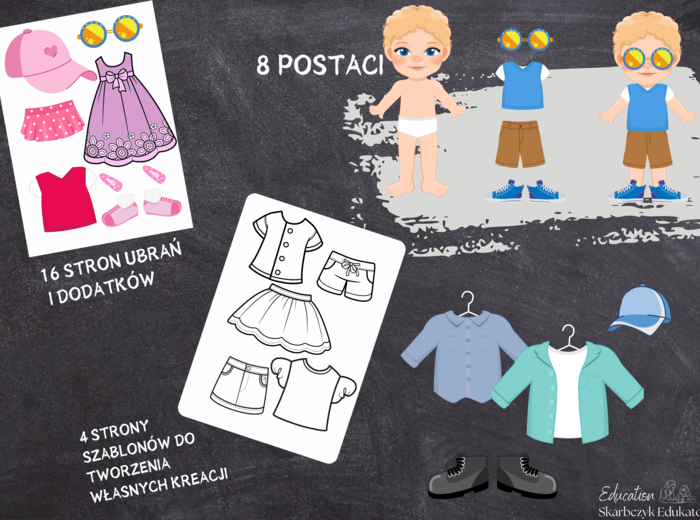 KREATYWNE UBIERANIE - BAWIĘ SIĘ I UCZĘ