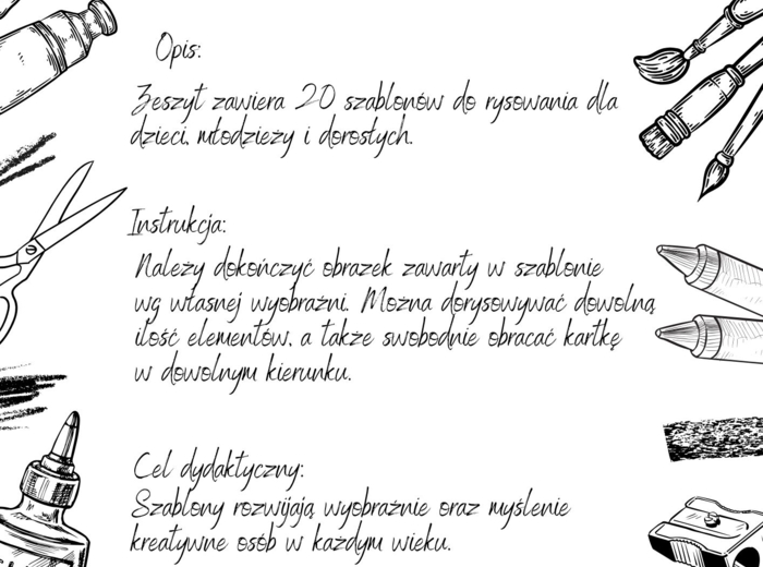 Kreatywny rysunek - zeszyt ćwiczeń