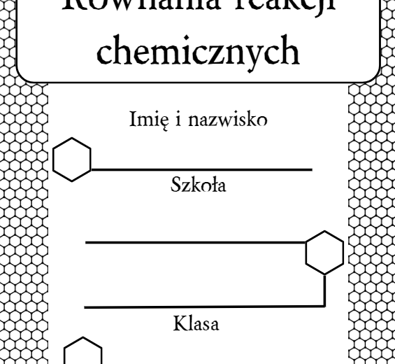 Karty pracy- Klasa 7. Chemia – Zestaw 14 kart pracy do działu 4 "Równania reakcji chemicznych"