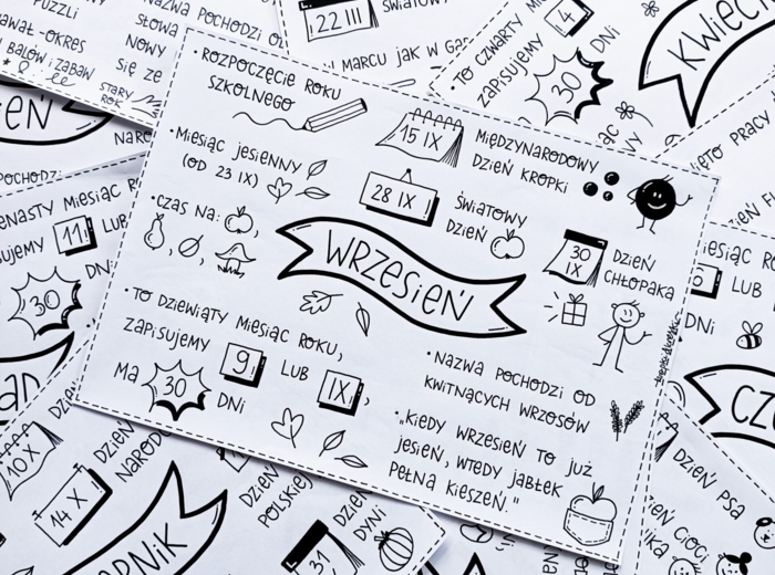 "12 MIESIĘCY" - notatki wizualne