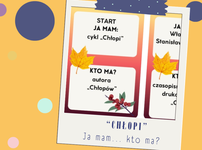 "Chłopi" - gra z serii "Ja mam... kto ma?"