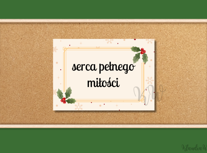 Gazetka z życzeniami na Boże Narodzenie - wersja 4